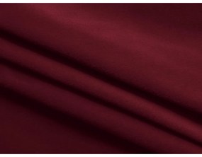 Vínovočervená zamatová rozkladacia/s úložným priestorom rohová pohovka (do tvaru "U") Kapua – Makamii