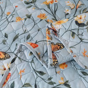 Prehoz na posteľ MONARCH WINGS, svetlomodrý Rozmer: 170 x 210 cm