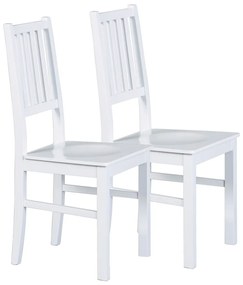 Jedálenské stoličky (2 kusy) Carson - biela