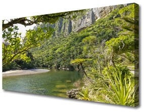 Obraz na plátne Jazero príroda 120x60 cm