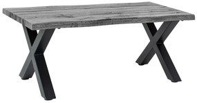 Konferenčný stolík WILD 90 cm - Wild Oak, nohy v tvare X
