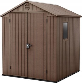 Záhradný domček na náradie Darwin 6x6 Keter Úložný priestor na záhradu Bronzový