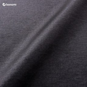 Tmavosivá zamatová rozkladacia pohovka Milo Casa Luca