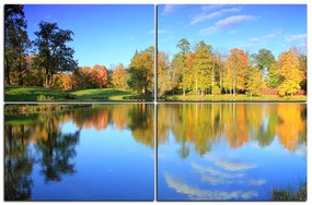 Obraz na plátne - Jesenný park 1175E (150x100 cm)