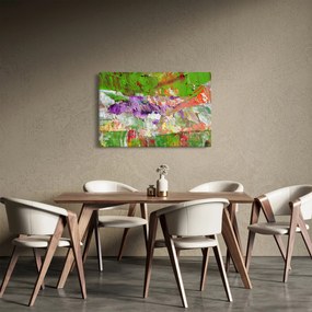 Obraz abstrakcie - maľba (90x60 cm)