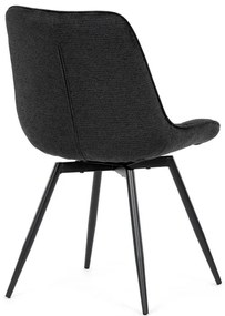Autronic BONTEC Jedálenská stolička, čierna, látka, HC-T1130 BK2 Farba: Šedá