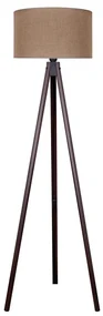 Duolla - Stojacia lampa 1xE27/60W/230V pr. 44 cm hnedá/wenge DU82597SE