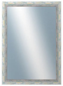 DANTIK - Zrkadlo v rámu, rozmer s rámom 50x70 cm z lišty PAINT zelená veľká (2964)