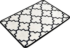 Čierna/béžová kúpeľňová predložka 40x60 cm Kupa – Foutastic