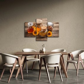 Obraz - Zátišie s medovými pohármi (90x60 cm)