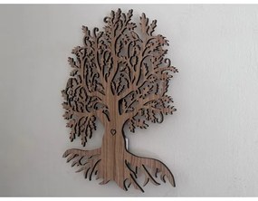 Li-Go 5747/DUB2 - LED nástenná dekorácia LED/10W/230V 45x55 cm dub