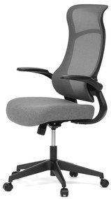 Autronic BONTEC Kancelárska stolička, hojdací mechanizmus, šedá sieťovina, KA-A182 BK Farba: Šedá