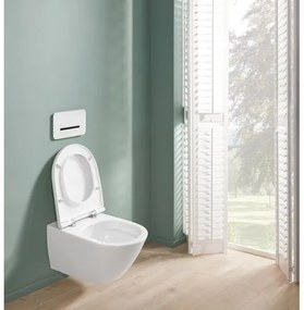 Villeroy & Boch 4670T9R1 - Závesné WC s WC sedátkom SoftClose SUBWAY, keramika/biela