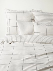 Kockovaná flanelová obliečka na paplón Noelle