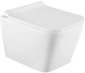 Závesný set Mexen Fenix + WC TEO Rimless 51 x 35 cm + pomaly padajúca doska Slim, 60100 + 30850700