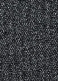 Koberce Breno Metrážny koberec REWIND 900 Braille 2266, šíře role 400 cm, sivá, čierna