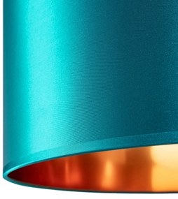 Toolight - Závesná lampa Blue Gold 36cm E27 60W APP953-1CP, modrá-zlatá, OSW-06679