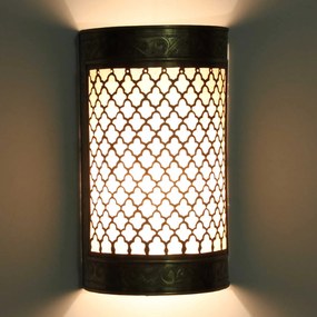 Mosadzná nástenná lampa 