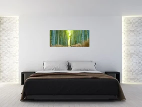 Obraz - Bambusový les (120x50 cm)