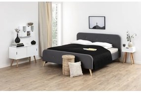 Nočný stolík CARLY dub/biela