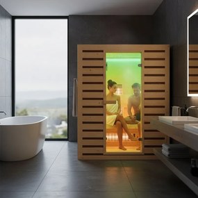 BPS-koupelny Infrasauna Relax HYD-6713 153x110, 3-4 osoby