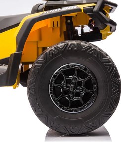 LEAN CARS Štvorkolka Can Am Outlander 4x4 DK-CA005 žltá