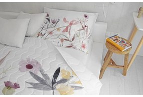 Prešívaná deka a obliečka na vankúš v súprave z bavlneného saténu 140x200 cm – Butter Kings