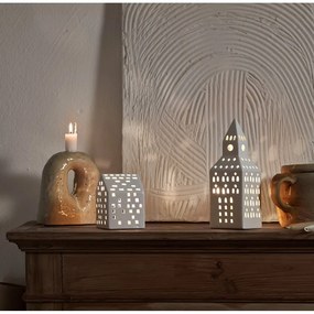 Keramický svietnik na čajovú sviečku Urbania Lighthouse Church Tower – Kähler Design