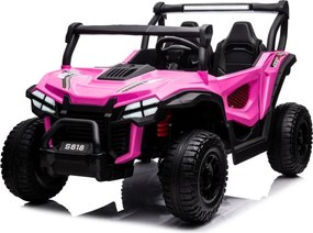 LEAN CARS Elektrické autíčko S618 ružové 4x4