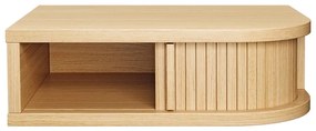 Nočný stolík v dekore duba v prírodnej farbe Farsta - Woodman