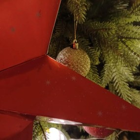 DECOLED Hviezda, 45 cm, červená