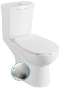 Sapho Sapho, KAIRO CLEANWASH WC kombi s bidetovou sprškou, zadný odpad, splachovací mechanizmus, PC106