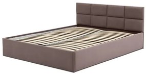 Čalúnená posteľ MONOS bez matraca rozmer 160x200 cm Tmavosivá