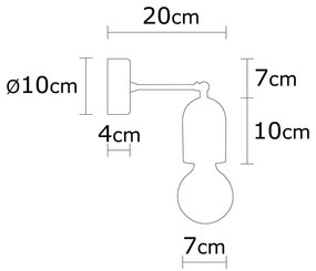 Nástenné svietidlo v prírodnej farbe Datca – Opviq lights