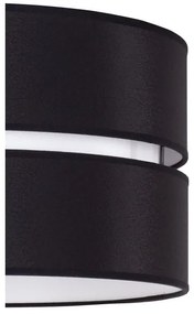 Duolla - Luster na lanku DUO 1xE27/15W/230V pr. 40 cm čierna/biela