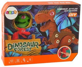 Lean Toys Dinosaurus na skrutkovanie DIY - Zelený