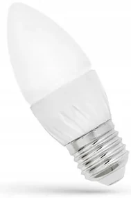 Toolight - LED studená žiarovka E-27 230V 6W 500lm Sviečka 13062, OSW-01020