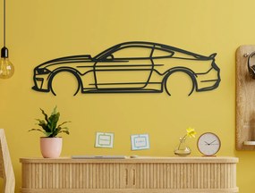 drevko Obraz na stenu Chevrolet Camaro Rozmer obrazu: 23 x 86 cm, Farba dekorácie: Čierna