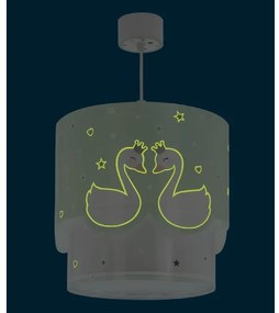 Dalber 61712H - Detský luster SWEET LOVE 1xE27/60W/230V zelená