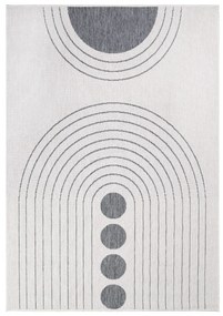 Dekorstudio Obojstranný koberec na terasu DuoRug 5739 - sivý Rozmer koberca: 80x150cm