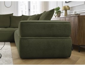 Zelená ženilková rohová pohovka (ľavý roh/do L) Whesley – Bobochic Paris