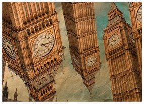 Sklenený obraz - Big Ben, Londýn (70x50 cm)
