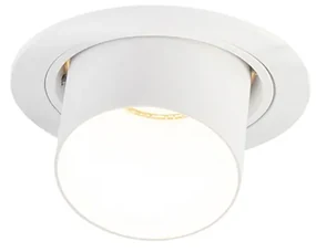 Moderné zapustené bodové svetlo okrúhle biele naklápateľné - Installa