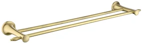 Ferro - Dvojitý držiak uterákov ANTICA 600 mm, bronz, AAI10BR
