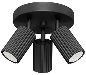 Čierne bodové svietidlo Gleam – Sollux