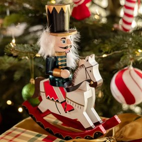 Luskáčik NUTCRACKER na hojdacom koníkovi 878270