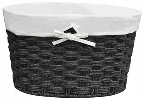 Erga Verona MO, univerzálny košík 35x24x16 cm, čierna, ERG-SEP-10KOSVER35MOB