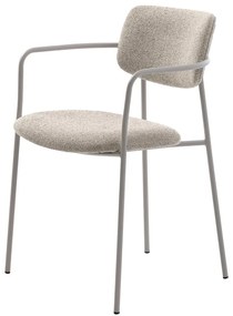 Krémovobiela jedálenská stolička Zama – Unique Furniture