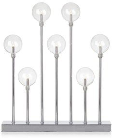 Svietnik v striebornej farbe Markslöjd Junior, výška 50 cm