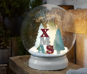 Vonkajšia snehová guľa s LED